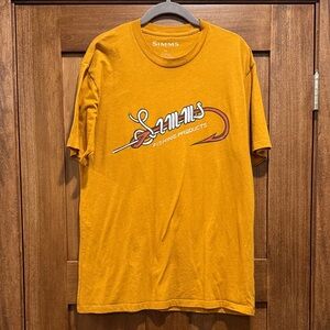 Simms Men's Mustard Graphic Tee